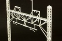 1/80 Scale Paper kit overhead wire pole (re-run)