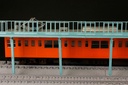 1/80 Scale Paper kit Pantograph inspection (Blue)