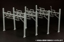 1/80 Scale Paper kit overhead wire pole (gray)