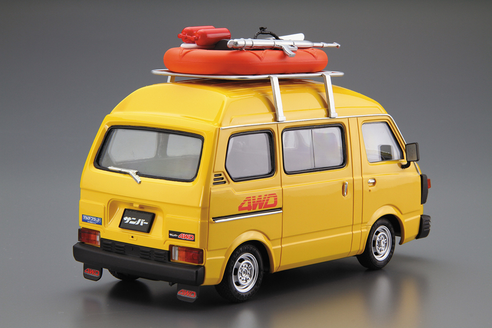 1/24 SUBARU TT1 SAMBAR HIGH-ROOF 4WD '80