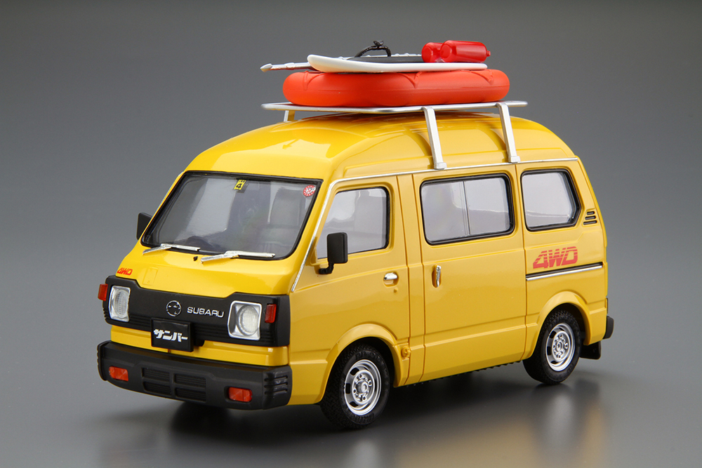 1/24 SUBARU TT1 SAMBAR HIGH-ROOF 4WD '80