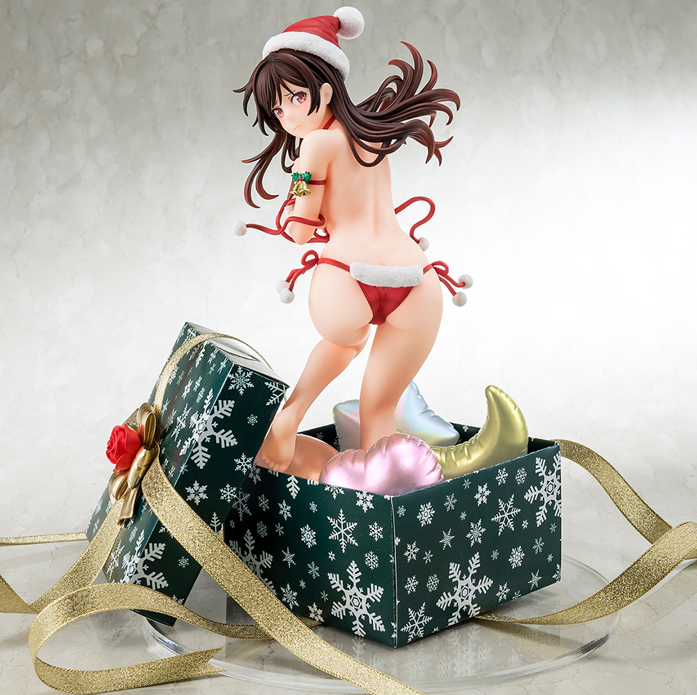 1/6 scaled pre-painted figure of “Rent-A-Girlfriend” MIZUHARA Chizuru in a Santa Claus bikini de fluffy figure