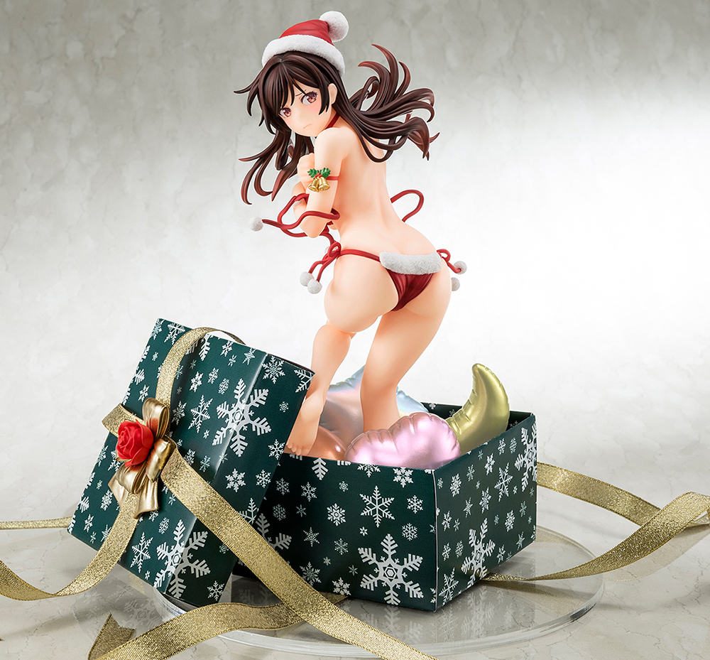 1/6 scaled pre-painted figure of “Rent-A-Girlfriend” MIZUHARA Chizuru in a Santa Claus bikini de fluffy figure