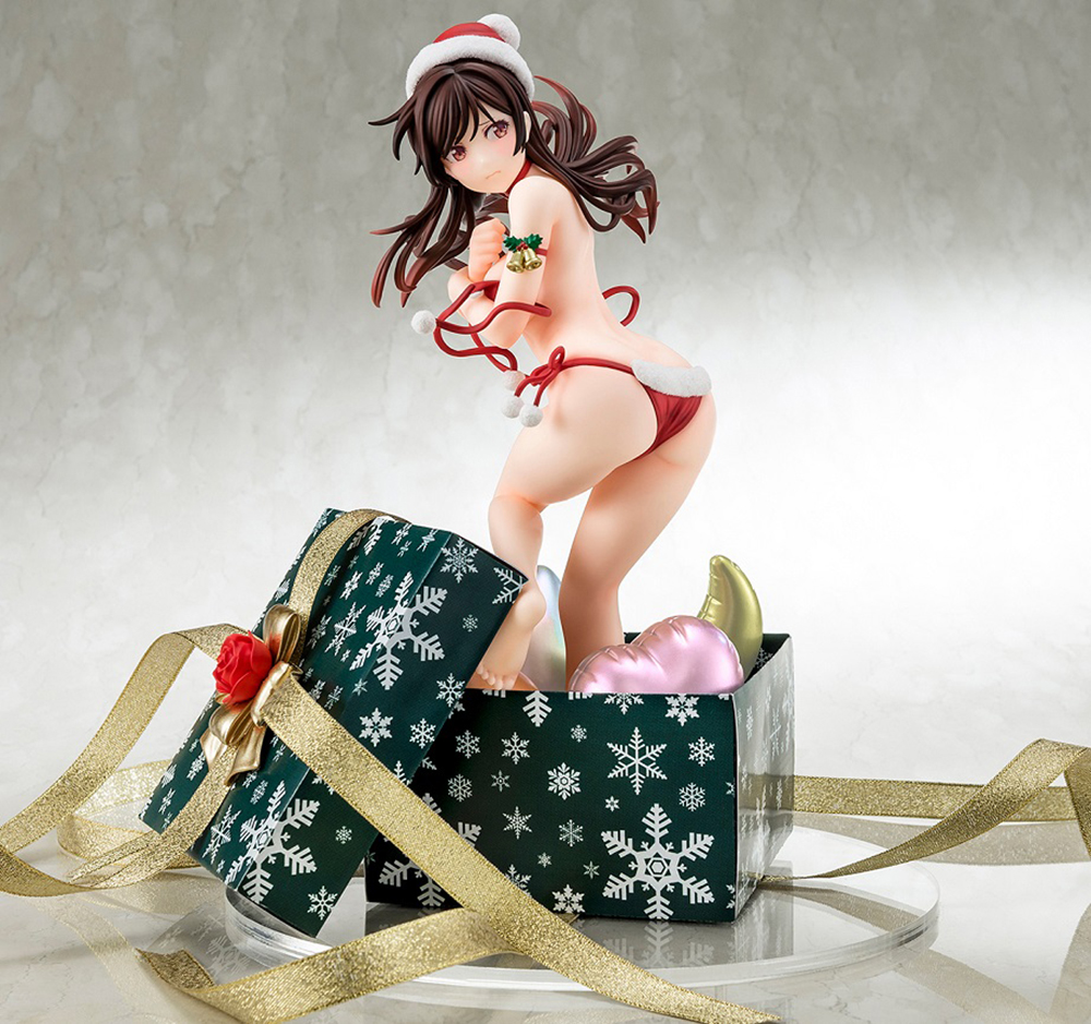 1/6 scaled pre-painted figure of “Rent-A-Girlfriend” MIZUHARA Chizuru in a Santa Claus bikini de fluffy figure