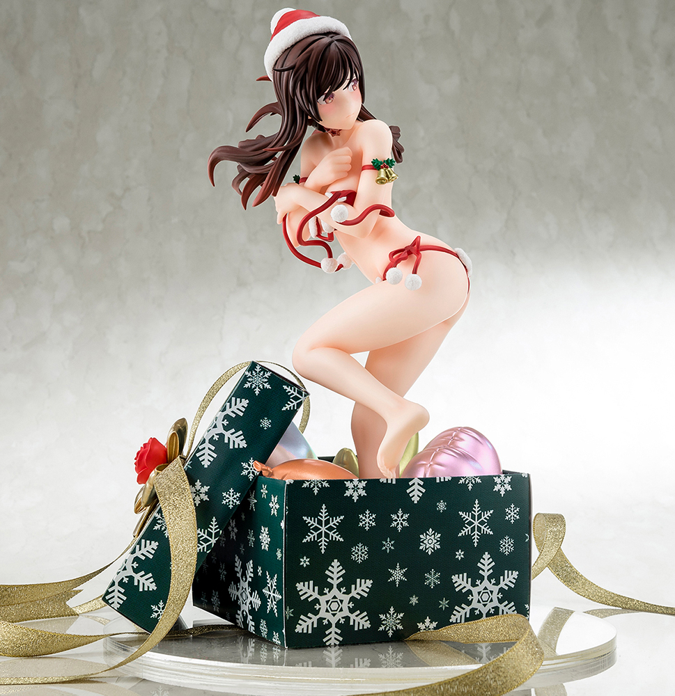 1/6 scaled pre-painted figure of “Rent-A-Girlfriend” MIZUHARA Chizuru in a Santa Claus bikini de fluffy figure