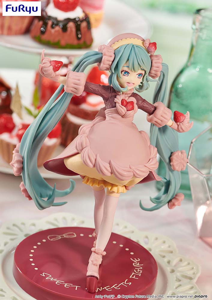 SweetSweets Series Figure-Hatsune Miku strawberry chocolate short-