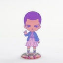 Stranger Things Nendoroid Plus retro design acrylic key chain Eleven (US Ver.)