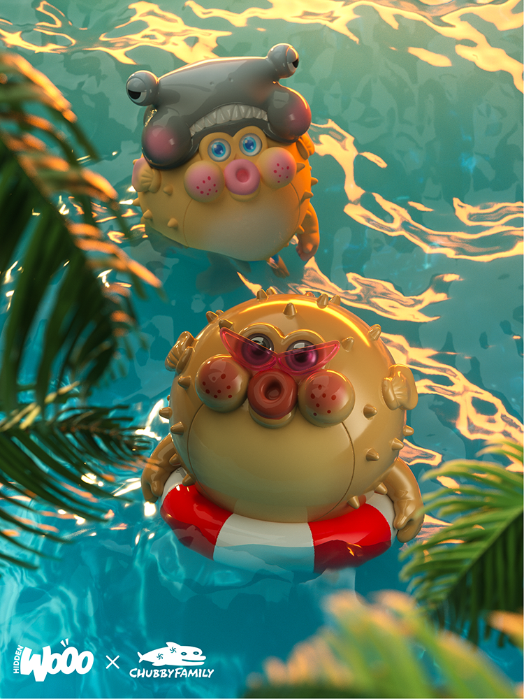 WOOO X CHUBBY FAMILY CHUBBYPOPO OCEAN SERIES TRADITION VER.
