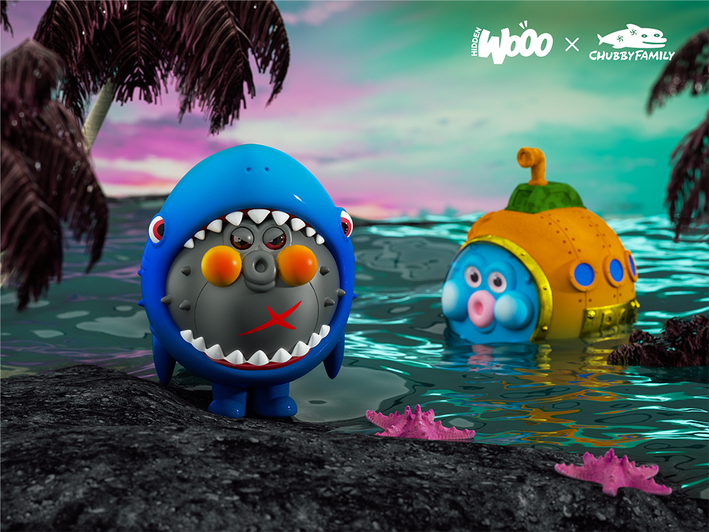 WOOO X CHUBBY FAMILY CHUBBYPOPO OCEAN SERIES ORIGIN VER.