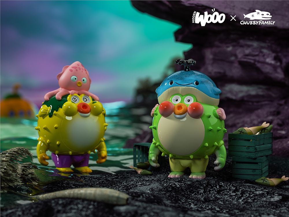 WOOO X CHUBBY FAMILY CHUBBYPOPO OCEAN SERIES ORIGIN VER.