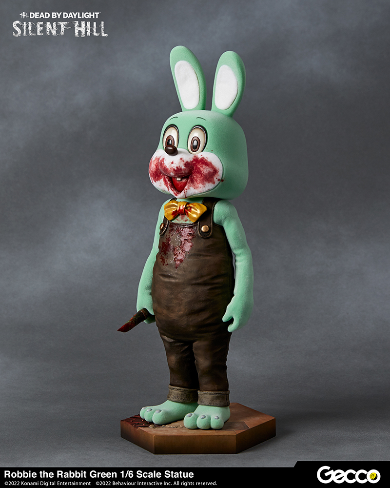 SILENT HILL x Dead by Daylight, Robbie the Rabbit Green 1/6 Scale Statue