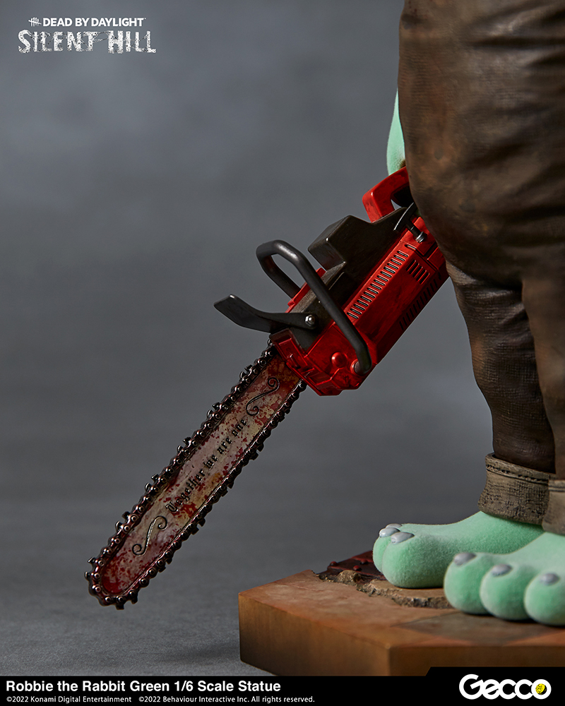 SILENT HILL x Dead by Daylight, Robbie the Rabbit Green 1/6 Scale Statue