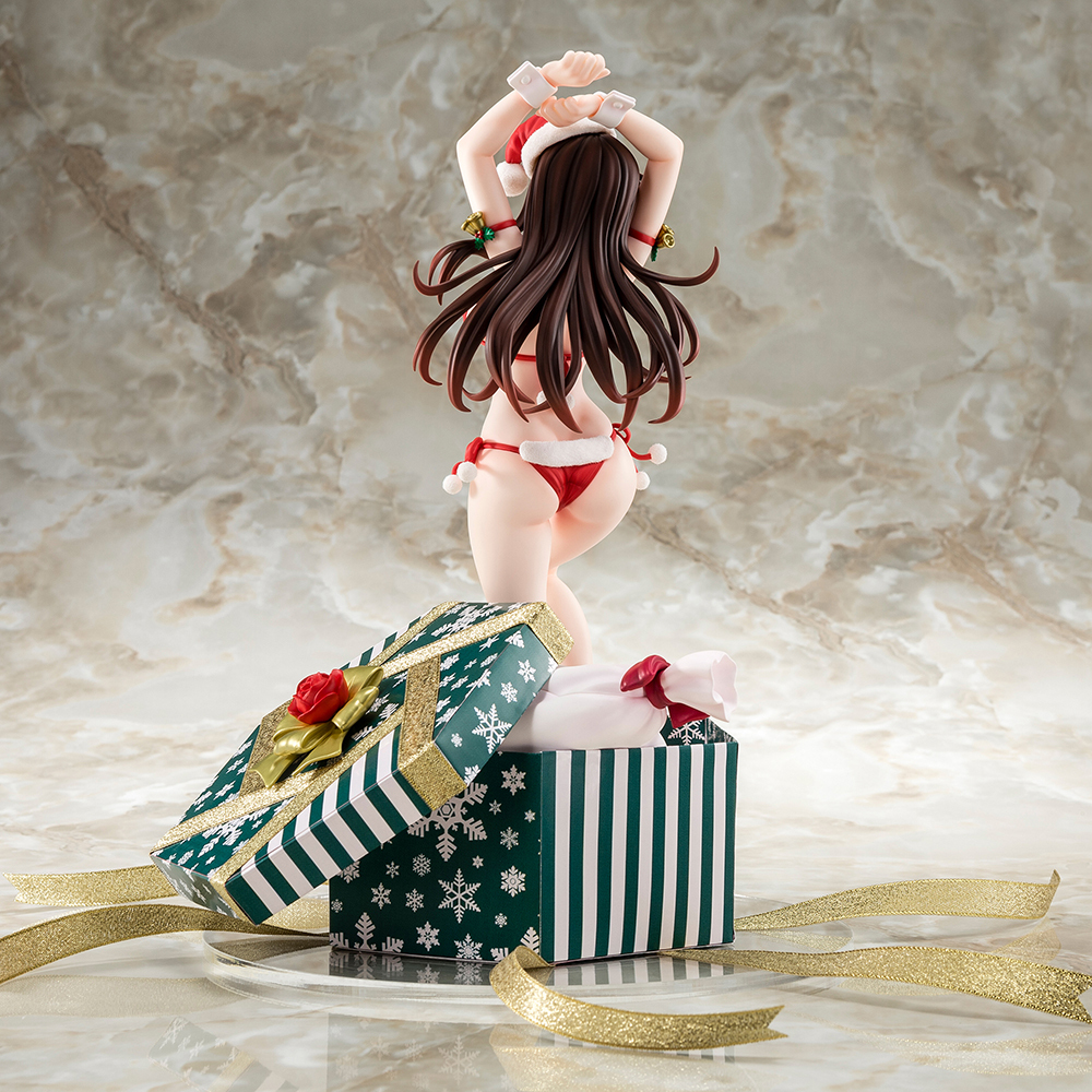 1/6 scaled pre-painted figure of Rent-A-Girlfriend MIZUHARA Chizuru in a Santa Claus bikini de fluffy figure 2nd Xmas