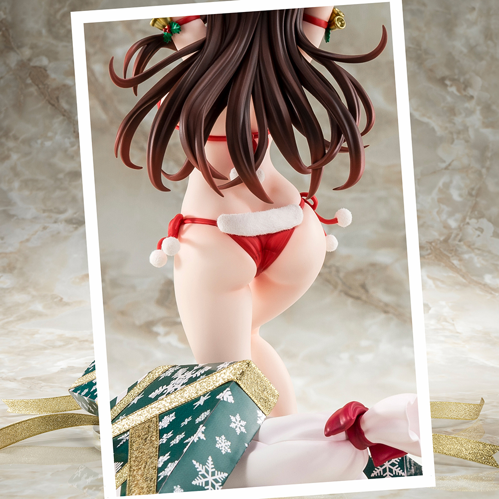 1/6 scaled pre-painted figure of Rent-A-Girlfriend MIZUHARA Chizuru in a Santa Claus bikini de fluffy figure 2nd Xmas