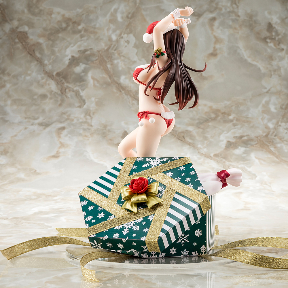 1/6 scaled pre-painted figure of Rent-A-Girlfriend MIZUHARA Chizuru in a Santa Claus bikini de fluffy figure 2nd Xmas