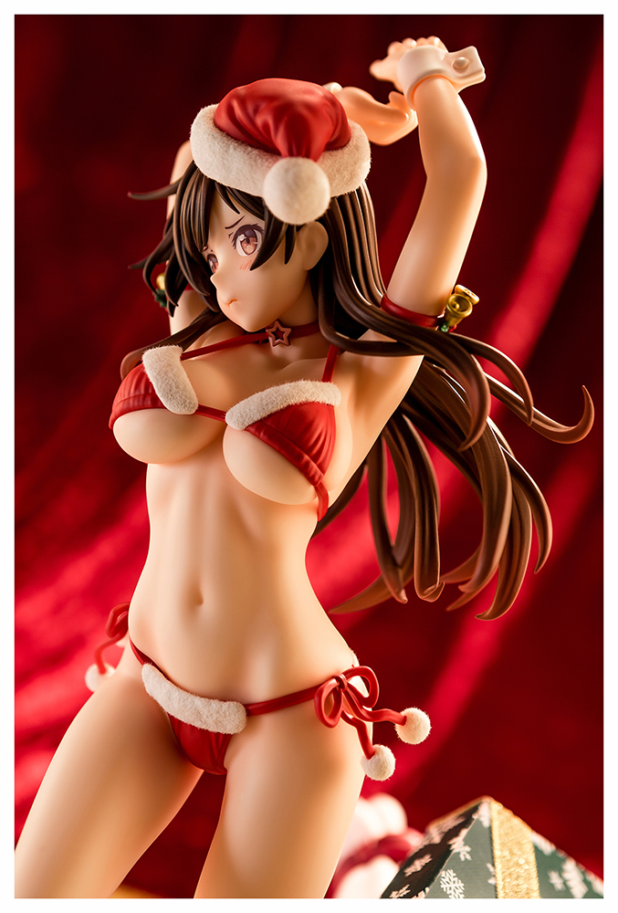 1/6 scaled pre-painted figure of Rent-A-Girlfriend MIZUHARA Chizuru in a Santa Claus bikini de fluffy figure 2nd Xmas