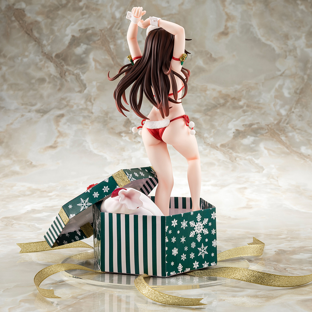 1/6 scaled pre-painted figure of Rent-A-Girlfriend MIZUHARA Chizuru in a Santa Claus bikini de fluffy figure 2nd Xmas