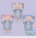 NESOBERI (Lay-Down) "Re:ZERO -Starting Life in Another World-" MP Plush "Emilia & Ram & Rem" -The Great Spirit Pack-