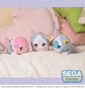 NESOBERI (Lay-Down) "Re:ZERO -Starting Life in Another World-" MP Plush "Emilia & Ram & Rem" -The Great Spirit Pack-