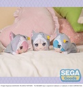 NESOBERI (Lay-Down) "Re:ZERO -Starting Life in Another World-" MP Plush "Emilia & Ram & Rem" -The Great Spirit Pack-