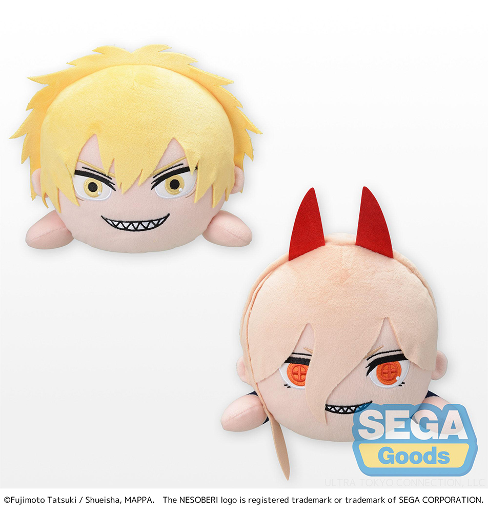 NESOBERI (Lay-Down) "Chainsaw Man" SP Plush "Denji & Power"