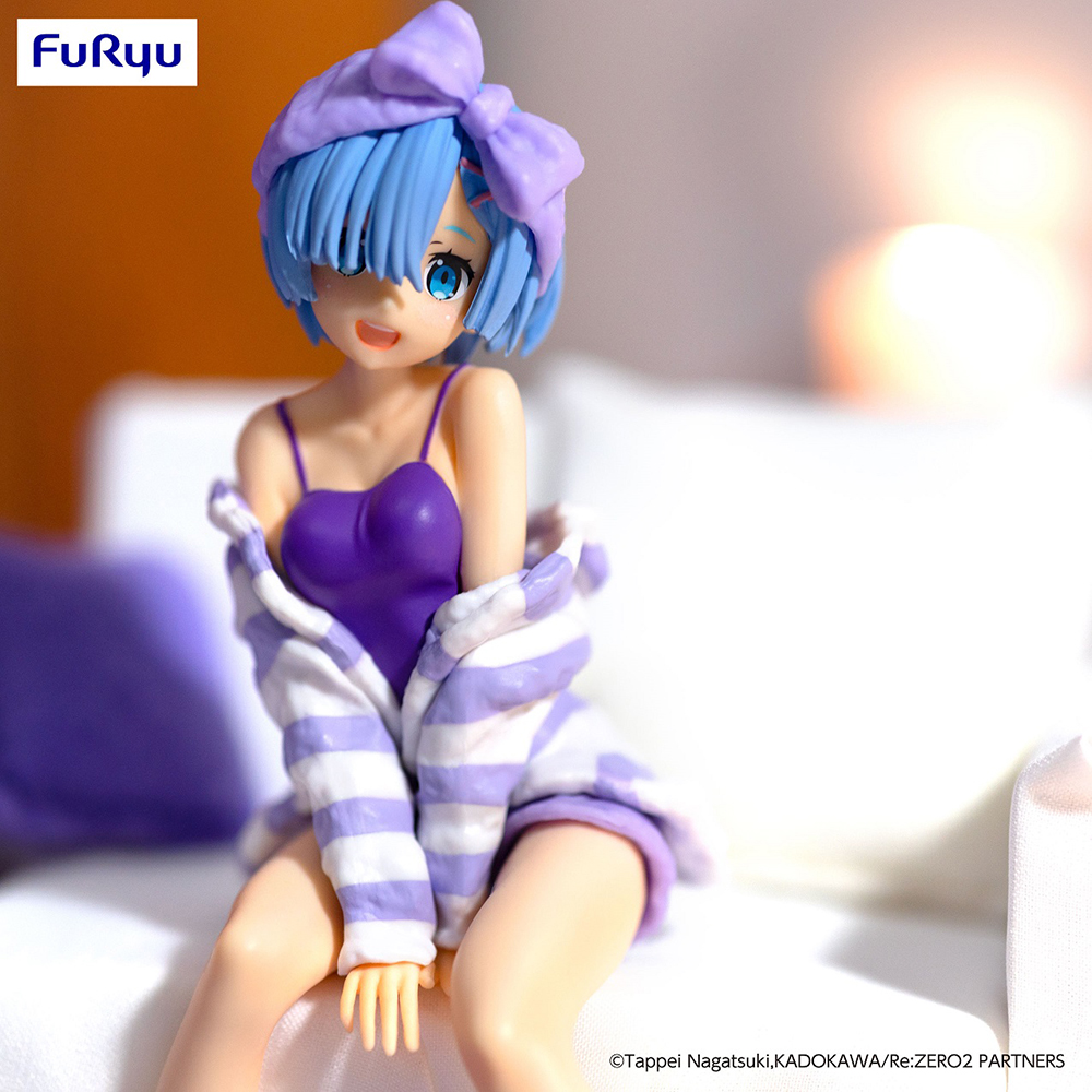 Re:ZERO -Starting Life in Another World- Noodle Stopper Figure -Rem Room Wear Purple Color ver.-
