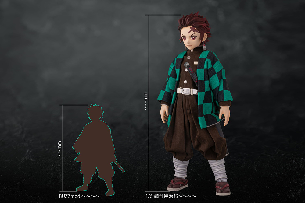 Demon Slayer: Kimetsu no Yaiba Tanjiro Kamado 1/6 Scale Action Figure