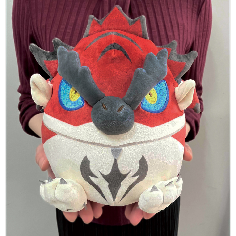 Monster Hunter Fluffy Eggshaped Plush Rathalos