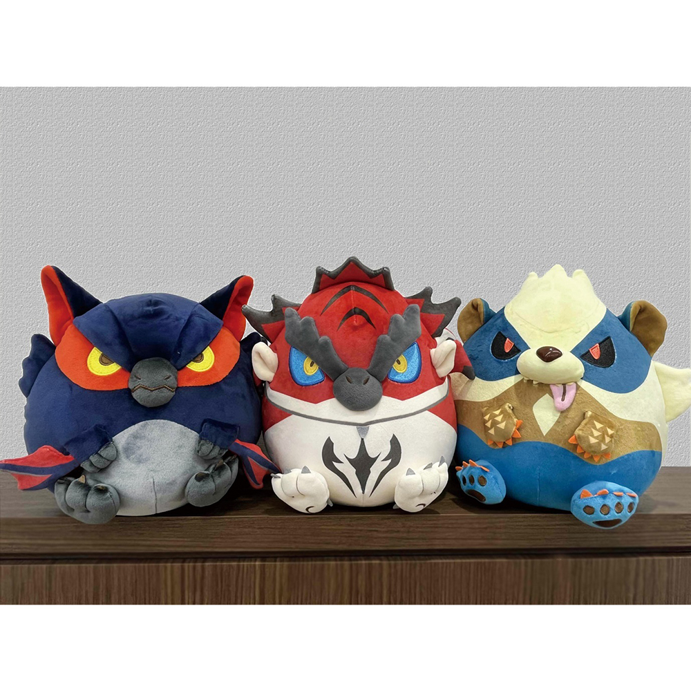 Monster Hunter Fluffy Eggshaped Plush Rathalos