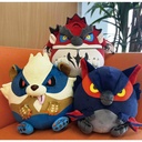 Monster Hunter Fluffy Eggshaped Plush Rathalos