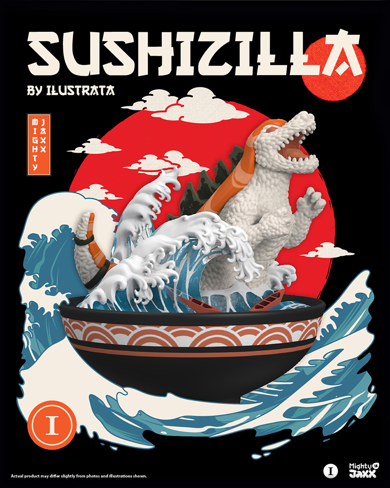 Sushizilla by Ilustrata