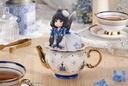 RIBOSE DLC SERIES "TEA TIME CATS" COW CAT NON-SCALE FIGURINE