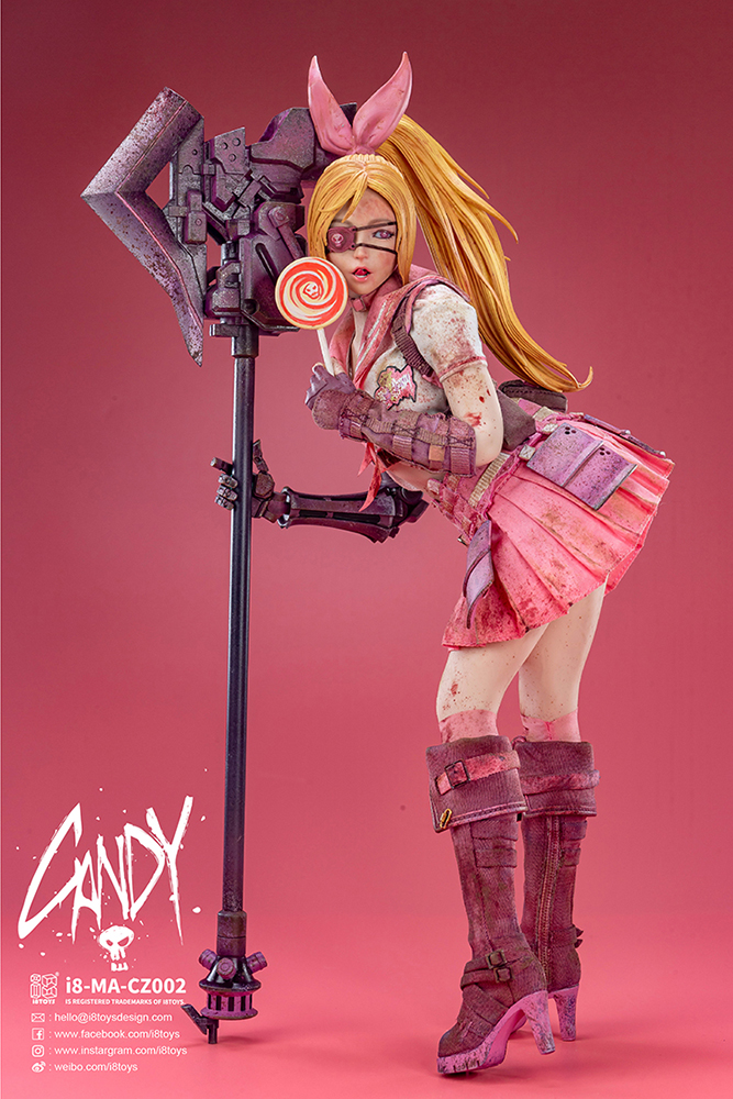 I8TOYS "CRAZY X NOISY" I8-MA-CZ002 CANDY 1:6 SCALE ACTION FIGURE DAMAGE VERSION