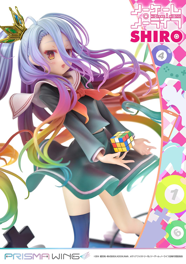 PRISMA WING NO GAME NO LIFE Shiro 1/7 Scale Pre-Painted Figure