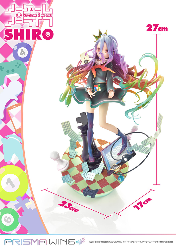 PRISMA WING NO GAME NO LIFE Shiro 1/7 Scale Pre-Painted Figure