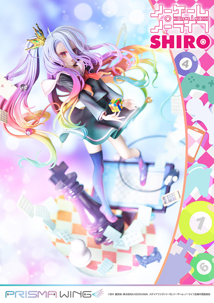 PRISMA WING NO GAME NO LIFE Shiro 1/7 Scale Pre-Painted Figure