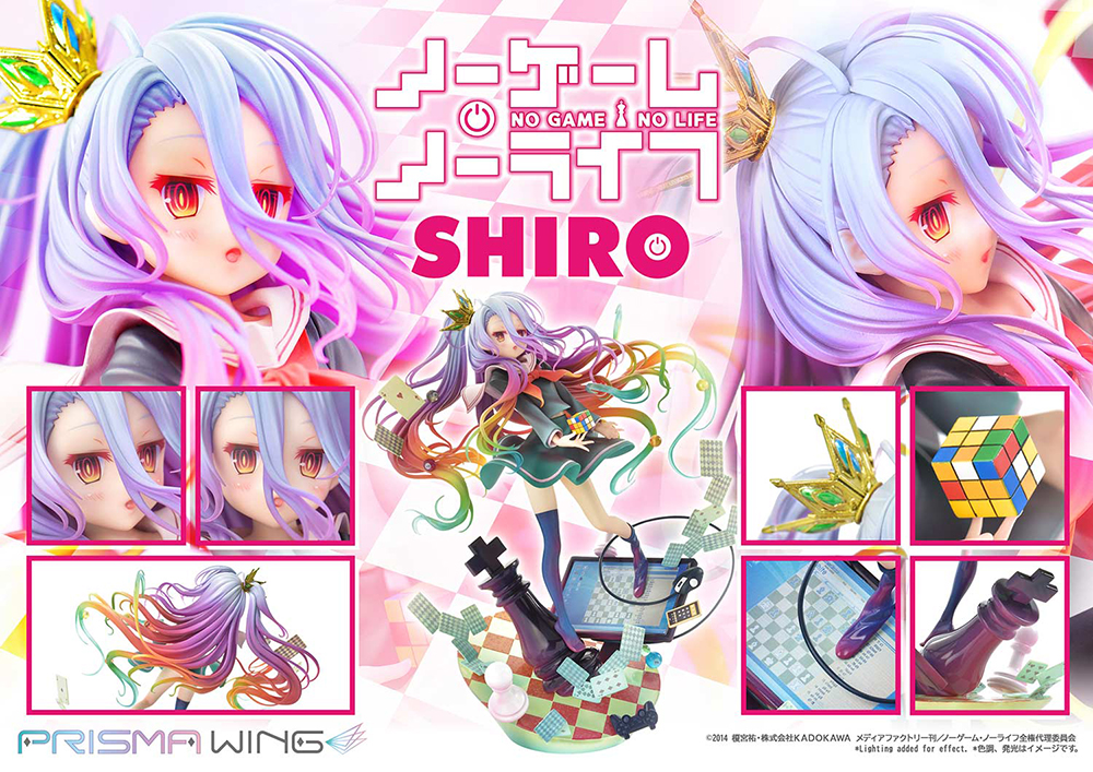 PRISMA WING NO GAME NO LIFE Shiro 1/7 Scale Pre-Painted Figure