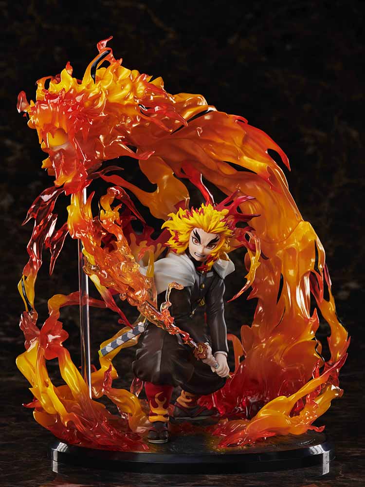 Demon Slayer: Kimetsu no Yaiba Kyojuro Rengoku Flame Breathing Esoteric Art Ninth Form: Rengoku 1/8 Scale Figure