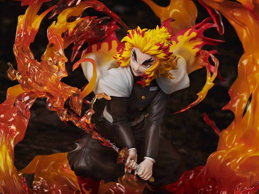 Demon Slayer: Kimetsu no Yaiba Kyojuro Rengoku Flame Breathing Esoteric Art Ninth Form: Rengoku 1/8 Scale Figure