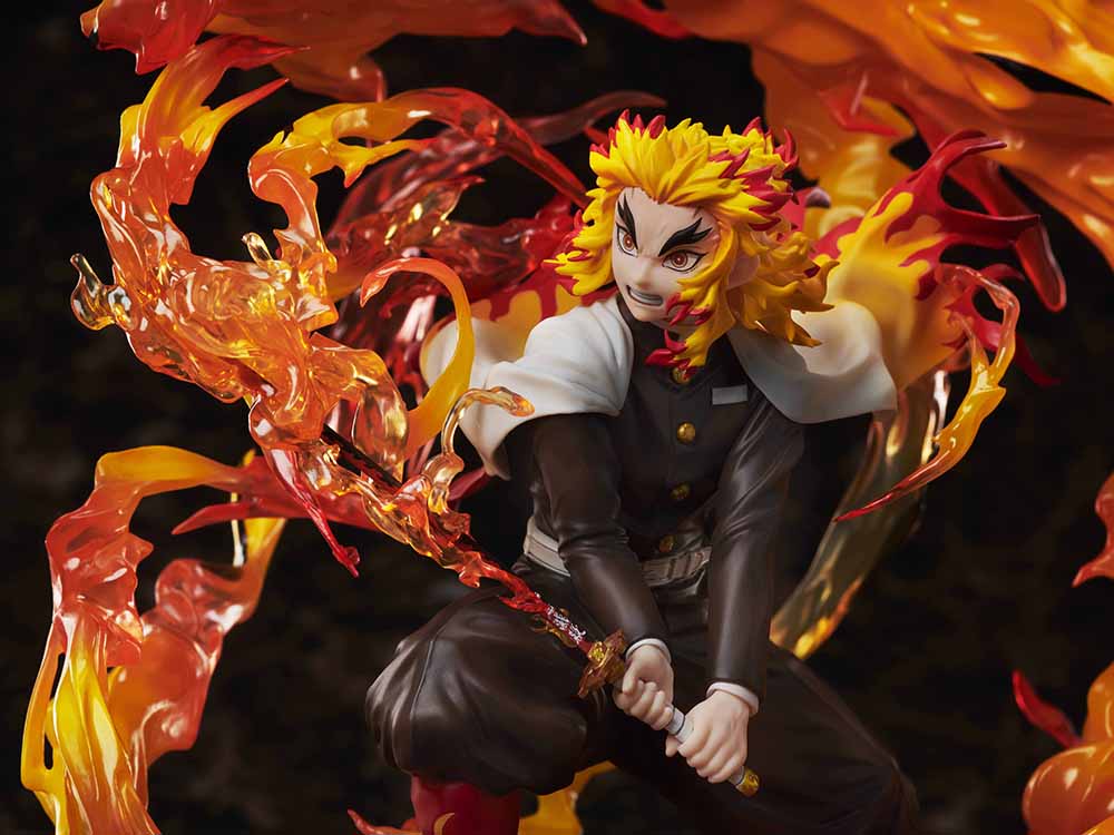 Demon Slayer: Kimetsu no Yaiba Kyojuro Rengoku Flame Breathing Esoteric Art Ninth Form: Rengoku 1/8 Scale Figure