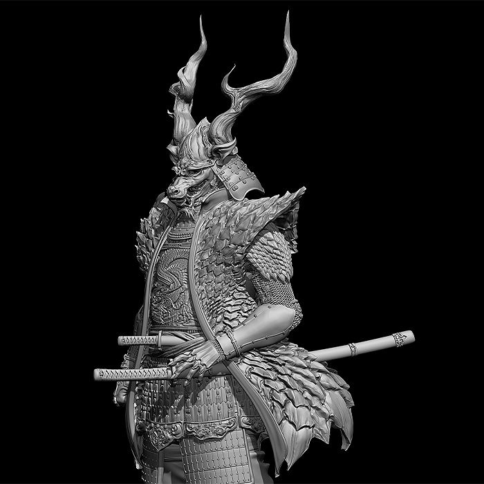 Zodiac Warrior: Dragon Ready-to-Assemble Plastic Model Kit