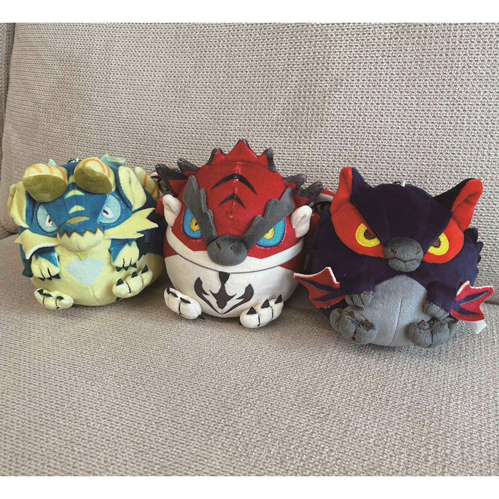 Monster Hunter Fluffy Eggshaped Plush Mini Nargacuga