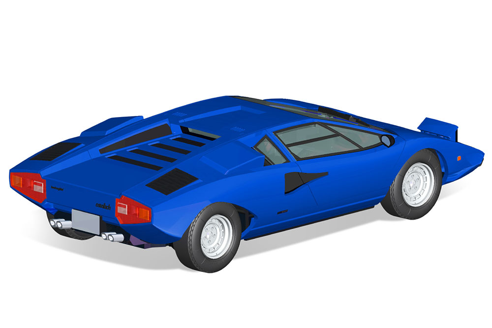 1/32 Lamborghini Countach LP400(Blue)