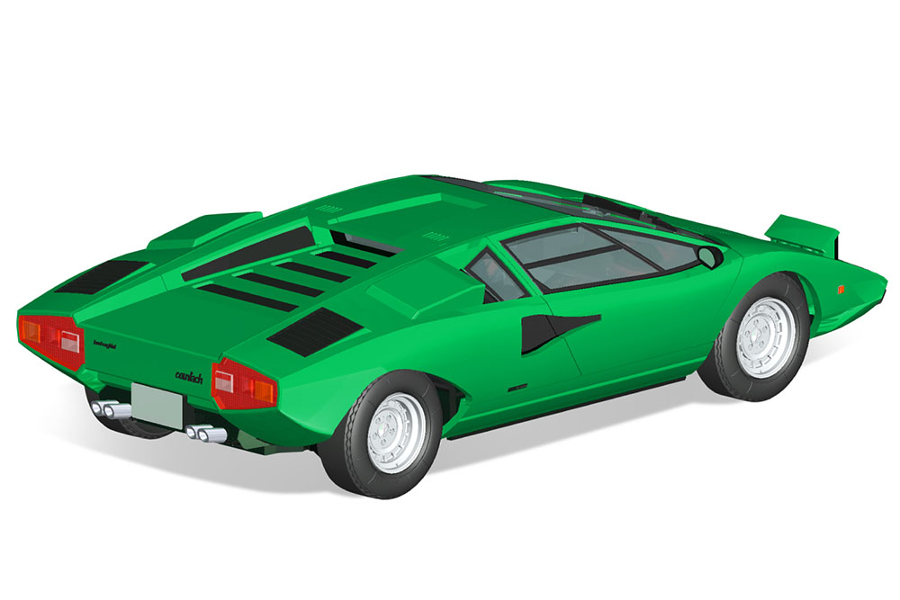 1/32 Lamborghini Countach LP400(Green)