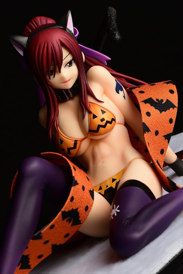 Erza Scarlet Halloween Cat Gravure_Style