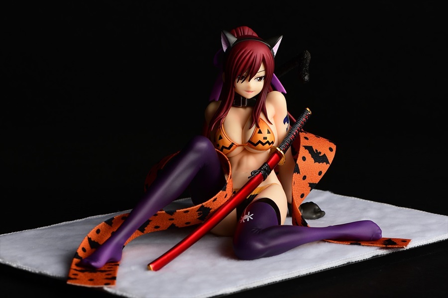 Erza Scarlet Halloween Cat Gravure_Style