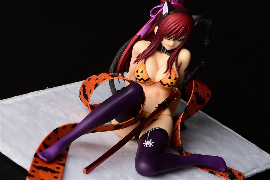 Erza Scarlet Halloween Cat Gravure_Style