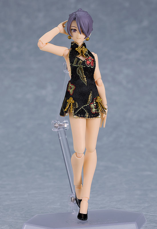 figma Styles Mini Skirt Chinese Dress Outfit (Black)