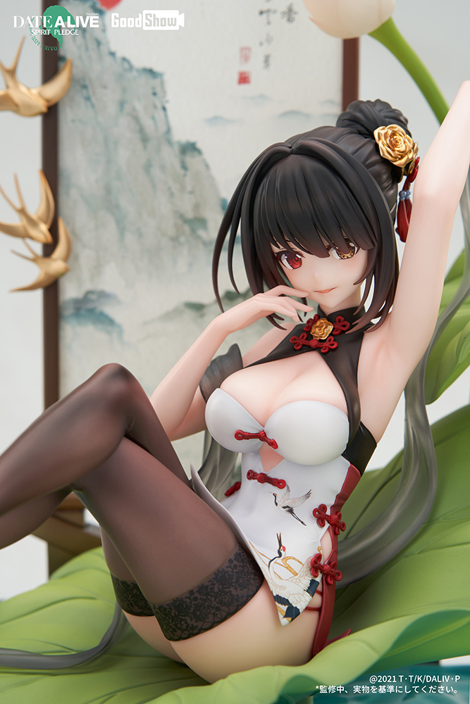 Date A Live: Seirei Sairin Kurumi Tokisaki Sumi Black Chinese Dress Ver. 1/7 Complete Figure