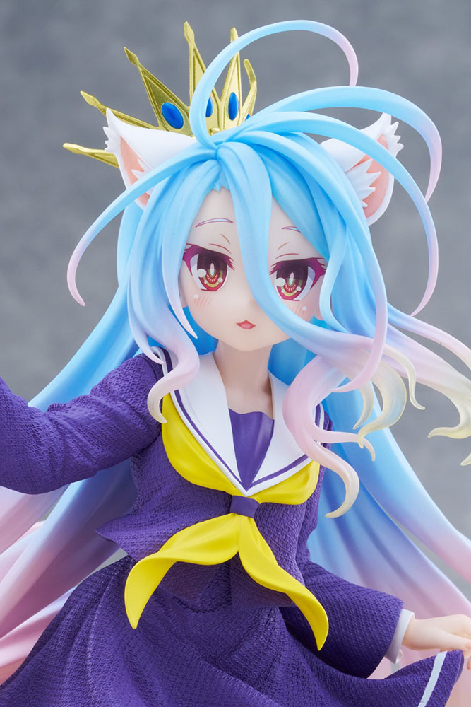 No Game No Life Coreful Figure - Shiro (Cat Ear School Uniform Ver.)